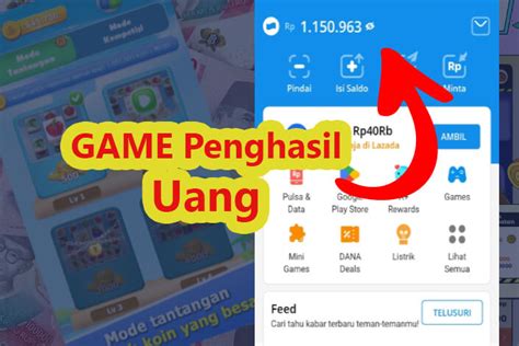 20 Game Penghasil Uang Asli Langsung ke Dana.